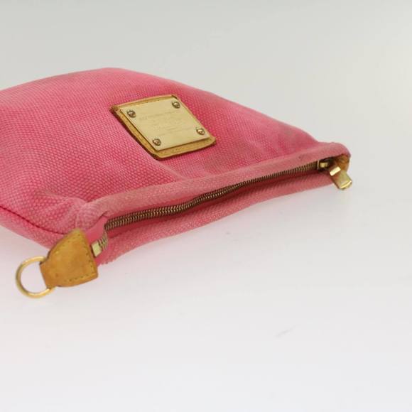 LOUIS VUITTON Antigua Pochette Plat GM Clutch Bag Pink M40065 LV Auth ep1350 - Picture 5 of 16